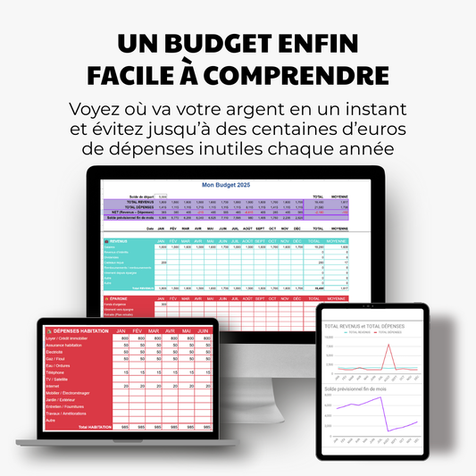Tableau de Suivi Budgétaire 2025/2026 – Votre argent sous contrôle